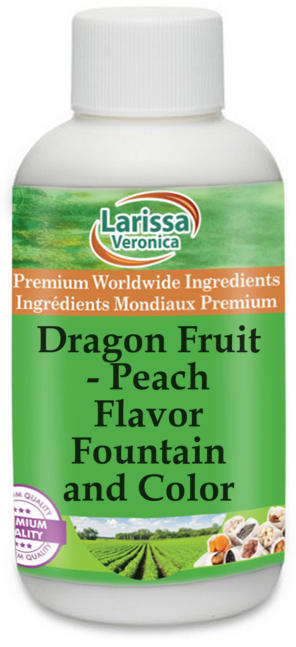 Dragon Fruit and Peach Flavor Fountain and Color