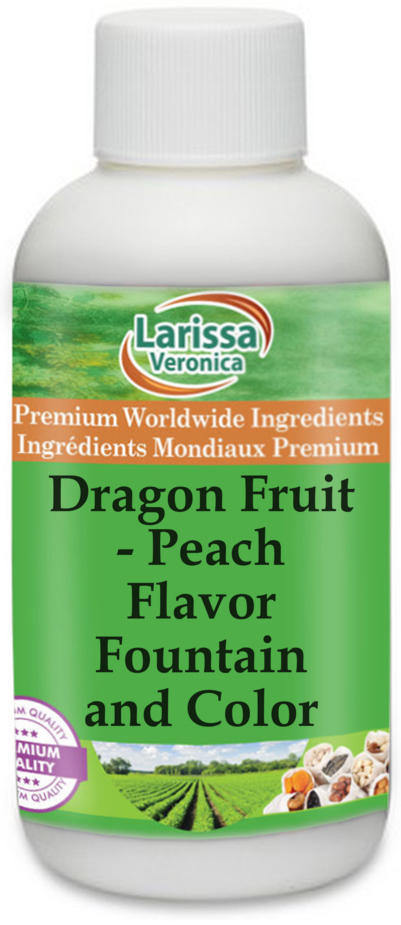 Dragon Fruit and Peach Flavor Fountain and Color