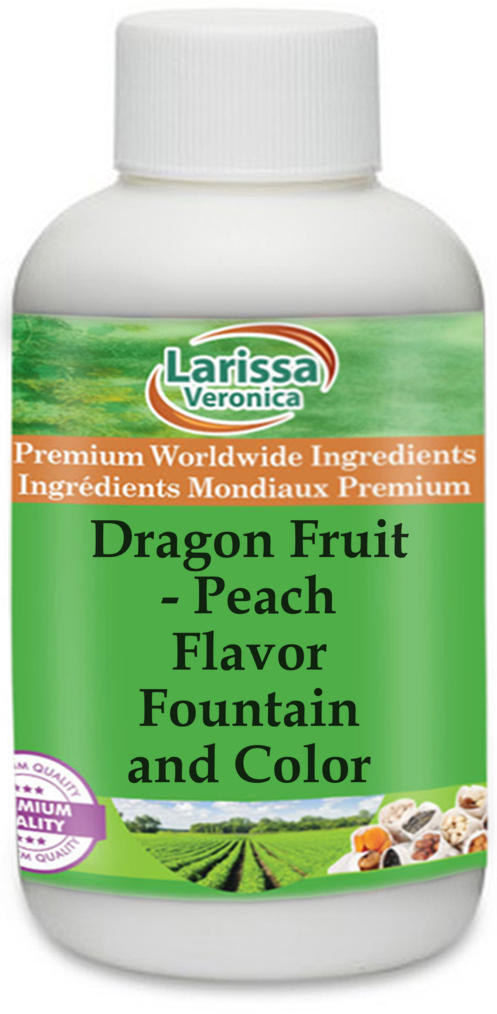 Dragon Fruit and Peach Flavor Fountain and Color