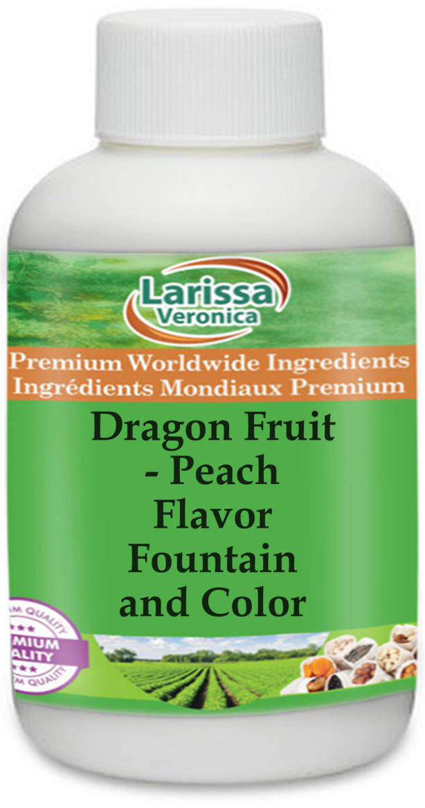 Dragon Fruit and Peach Flavor Fountain and Color
