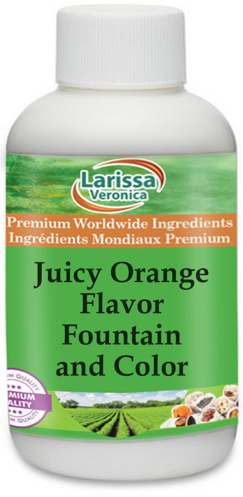 Juicy Orange Flavor Fountain and Color