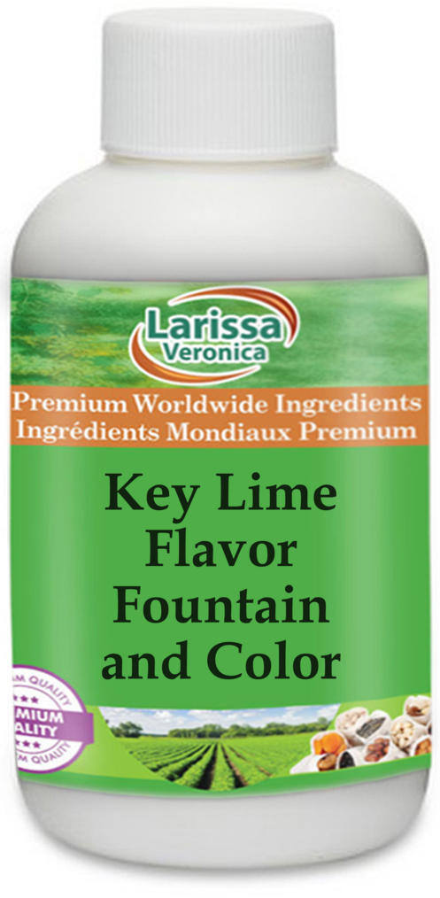 Key Lime Flavor Fountain and Color