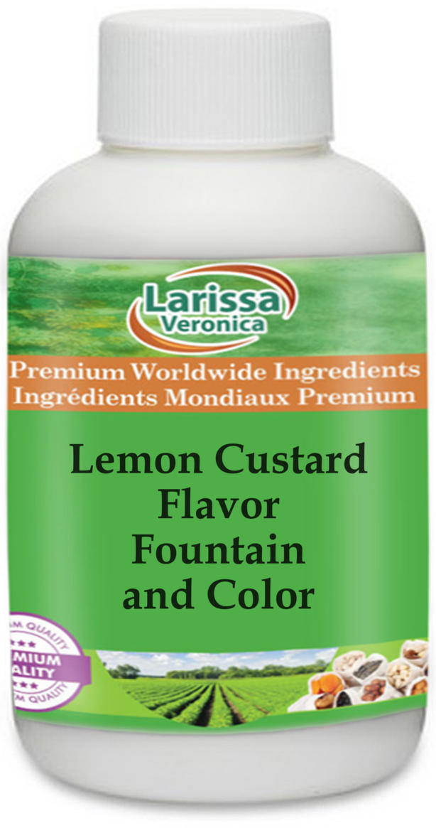 Lemon Custard Flavor Fountain and Color