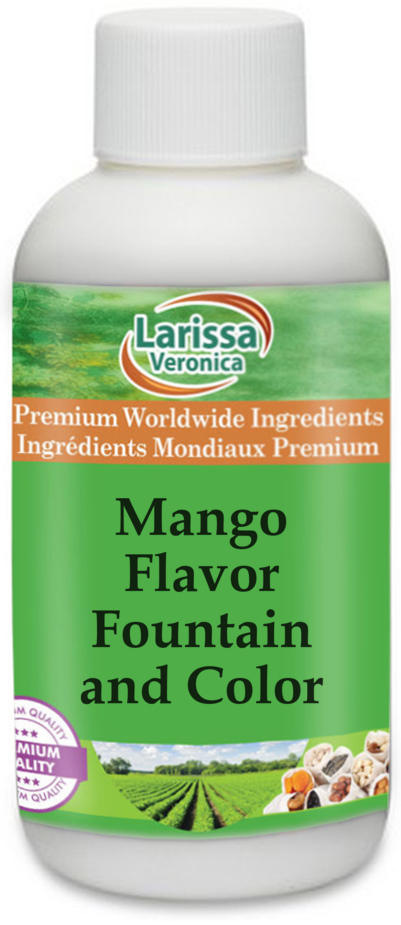 Mango Flavor Fountain and Color