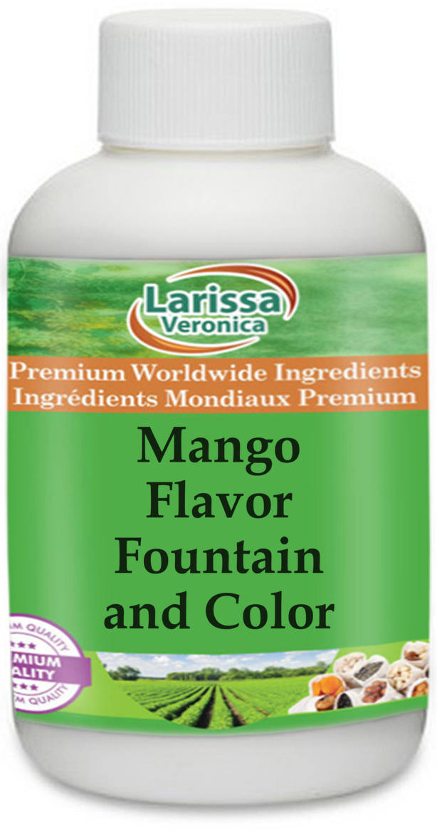 Mango Flavor Fountain and Color