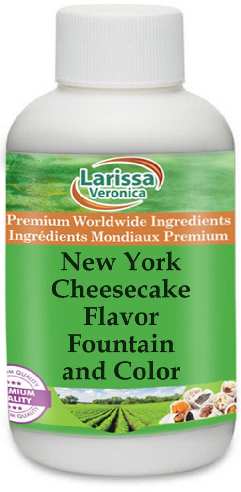 New York Cheesecake Flavor Fountain and Color