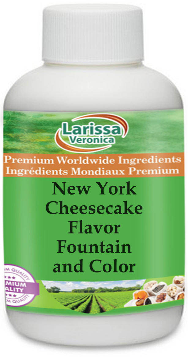 New York Cheesecake Flavor Fountain and Color