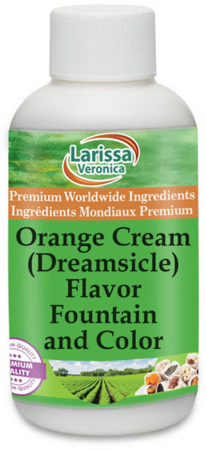 Orange Cream (Dreamsicle) Flavor Fountain and Color