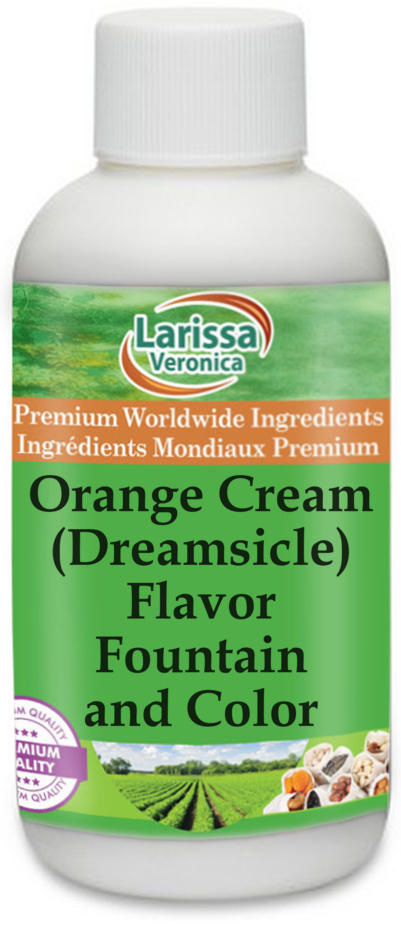 Orange Cream (Dreamsicle) Flavor Fountain and Color