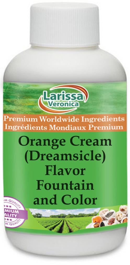 Orange Cream (Dreamsicle) Flavor Fountain and Color