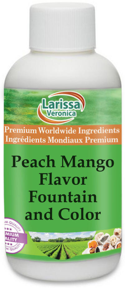 Peach Mango Flavor Fountain and Color