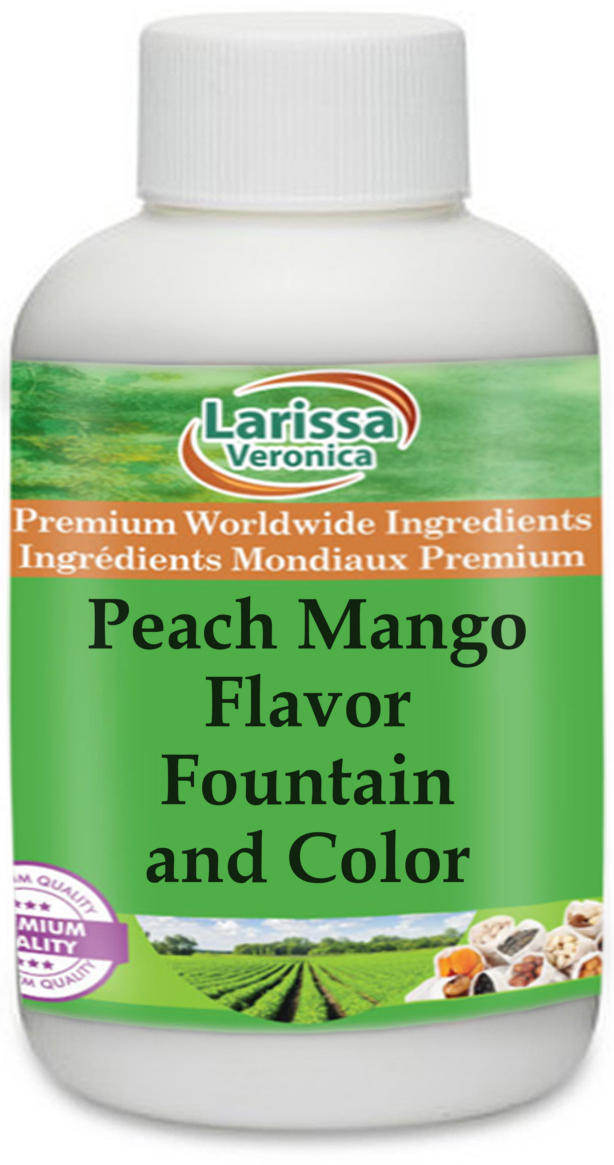 Peach Mango Flavor Fountain and Color