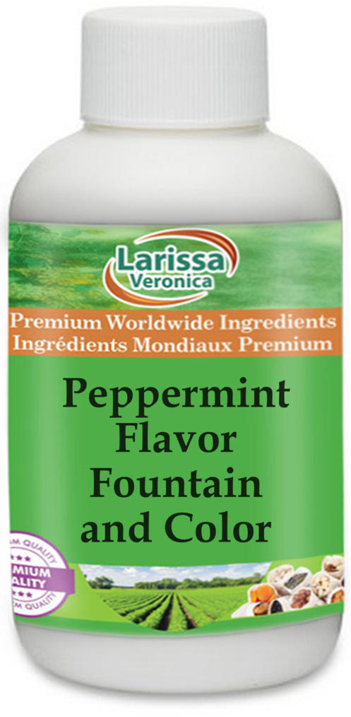 Peppermint Flavor Fountain and Color