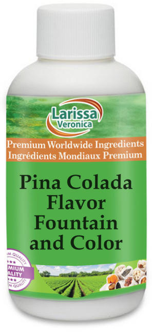 Pina Colada Flavor Fountain and Color