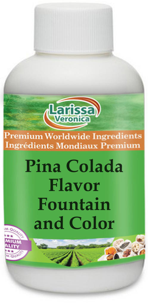 Pina Colada Flavor Fountain and Color