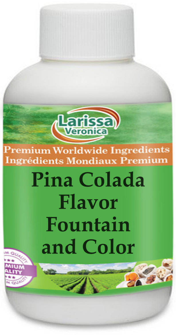 Pina Colada Flavor Fountain and Color