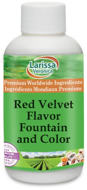 Red Velvet Flavor Fountain and Color