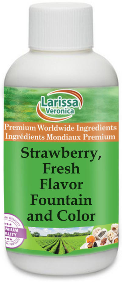 Strawberry (Fresh) Flavor Fountain and Color