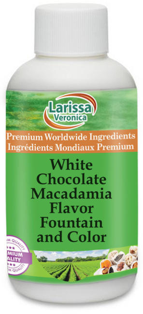 White Chocolate Macadamia Flavor Fountain and Color