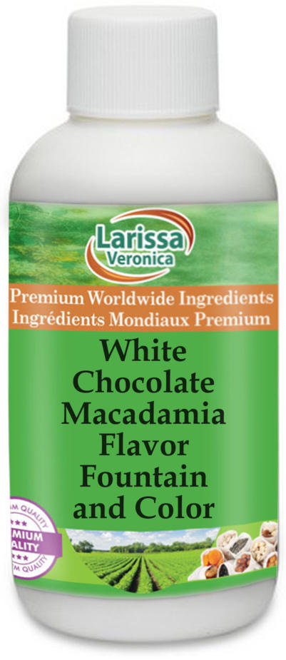 White Chocolate Macadamia Flavor Fountain and Color