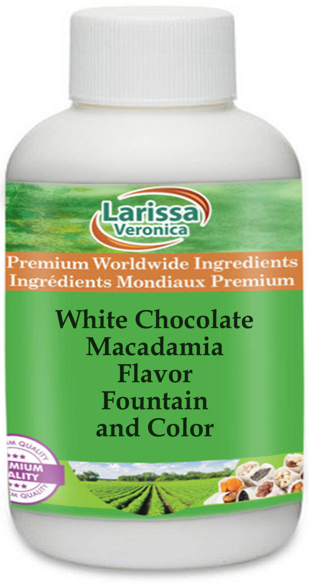 White Chocolate Macadamia Flavor Fountain and Color