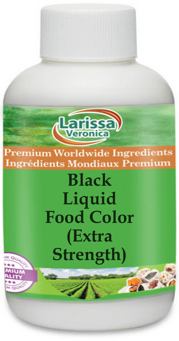 Black Liquid Food Color (Extra Strength)