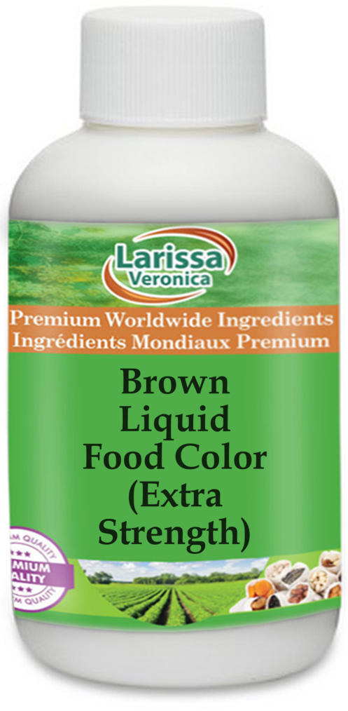 Brown Liquid Food Color (Extra Strength)