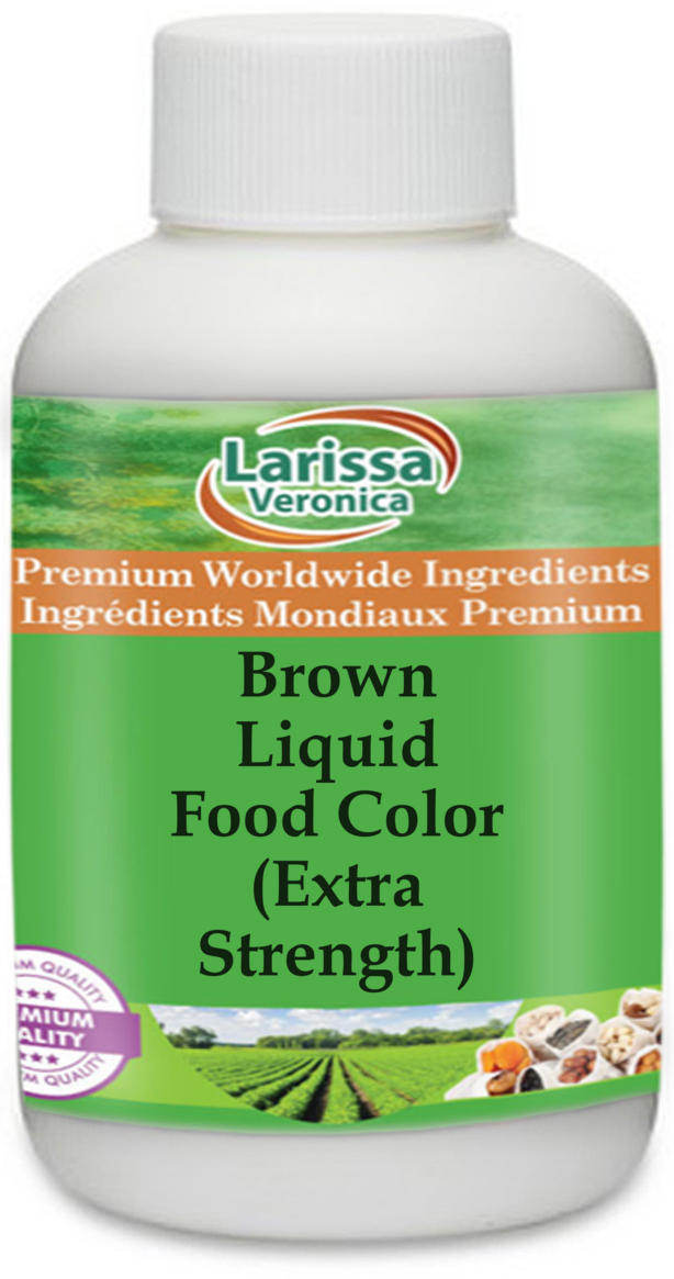 Brown Liquid Food Color (Extra Strength)