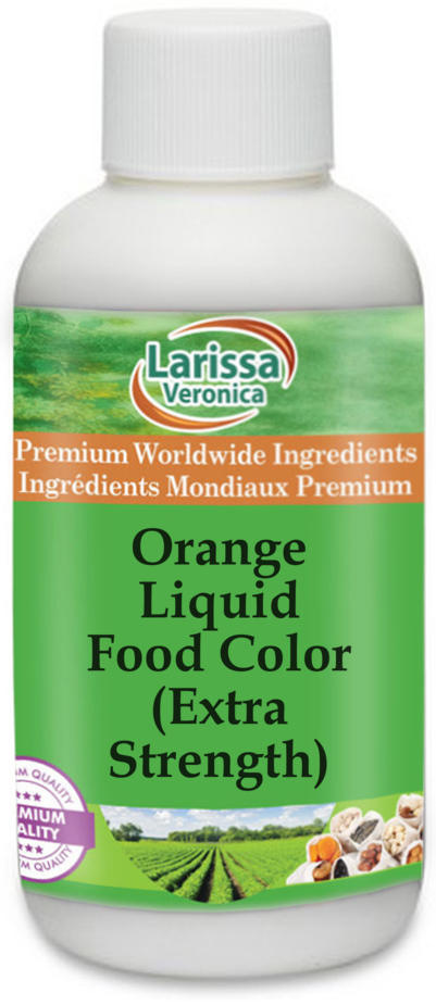 Orange Liquid Food Color (Extra Strength)