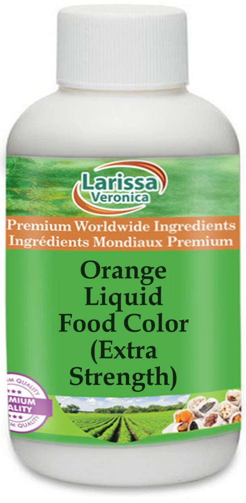 Orange Liquid Food Color (Extra Strength)