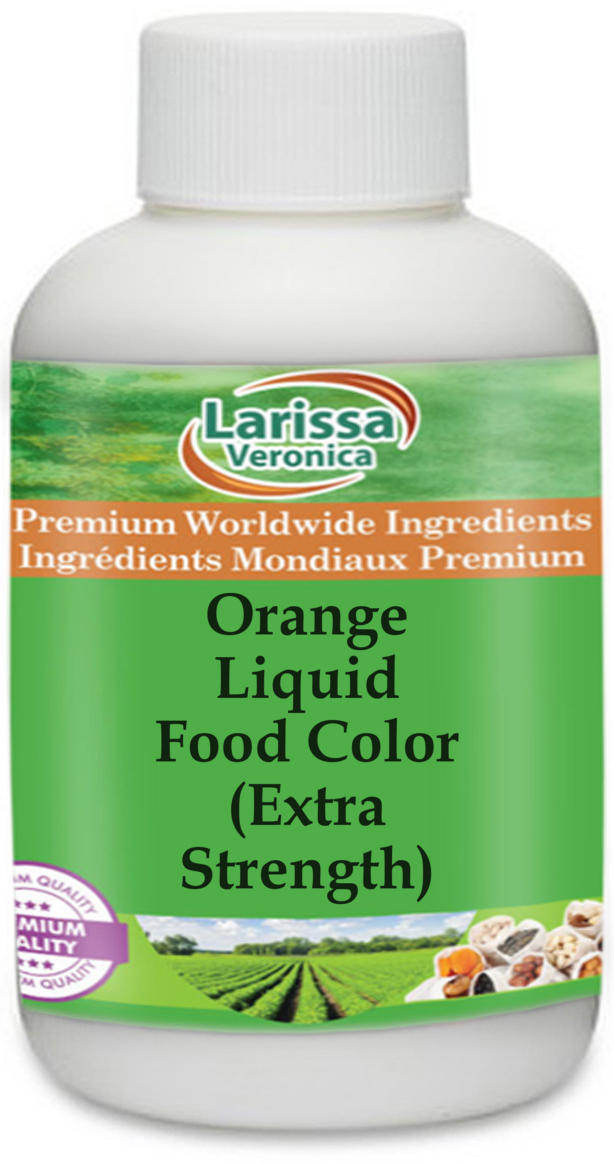 Orange Liquid Food Color (Extra Strength)