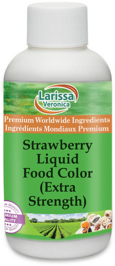 Strawberry Liquid Food Color (Extra Strength)