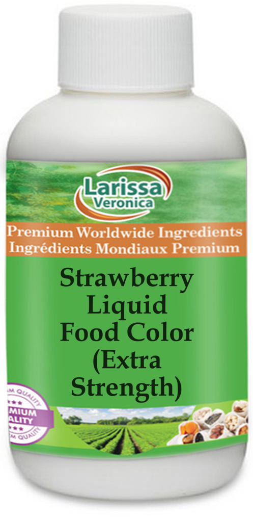 Strawberry Liquid Food Color (Extra Strength)