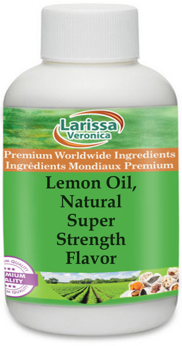 Lemon Oil, Natural Super Strength Flavor