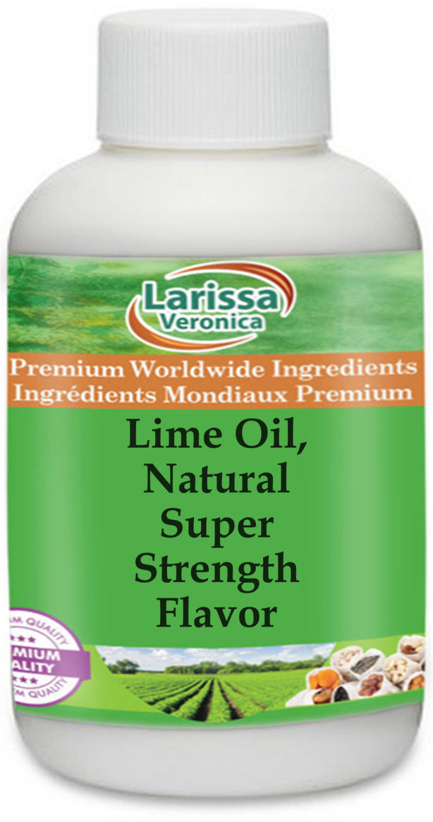 Lime Oil, Natural Super Strength Flavor