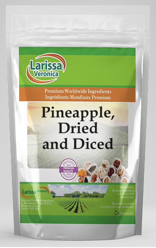 Pineapple, Dried and Diced