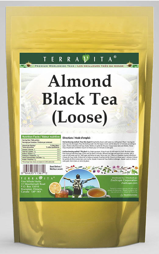 Almond Black Tea (Loose) (Deluxe Blend)