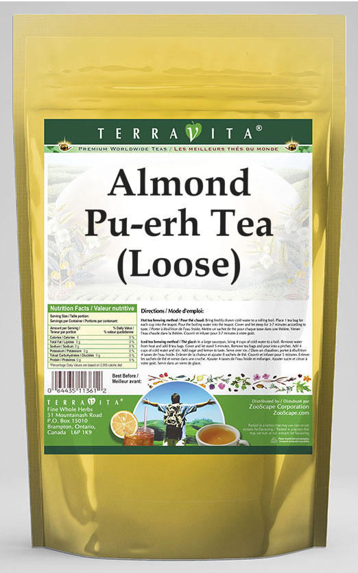 Almond Pu-erh Tea (Loose)