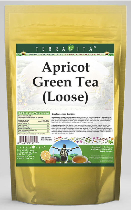 Apricot Green Tea (Loose)