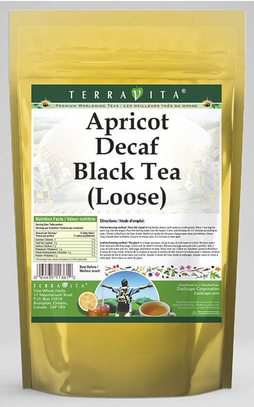 Apricot Decaf Black Tea (Loose)