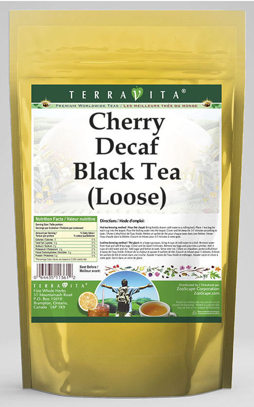 Cherry Decaf Black Tea (Loose)