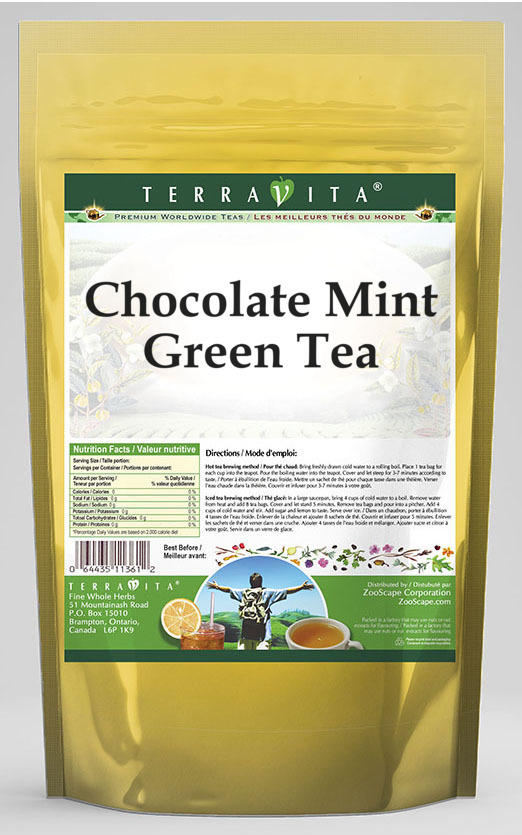 Chocolate Mint Green Tea