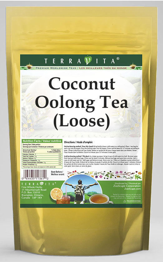 Coconut Oolong Tea (Loose)