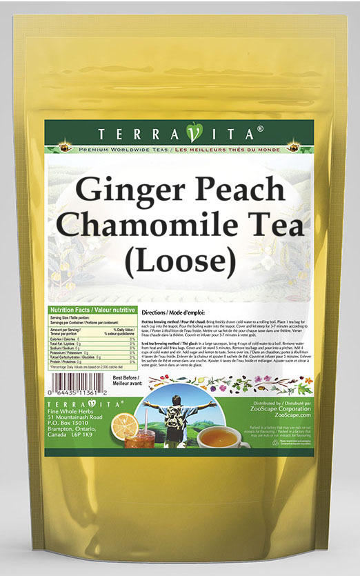 Ginger Peach Chamomile Tea (Loose)