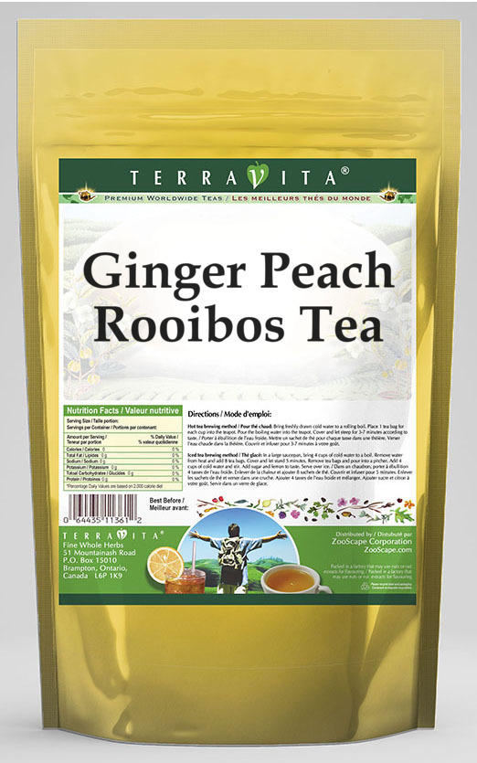Ginger Peach Rooibos Tea