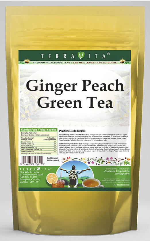 Ginger Peach Green Tea