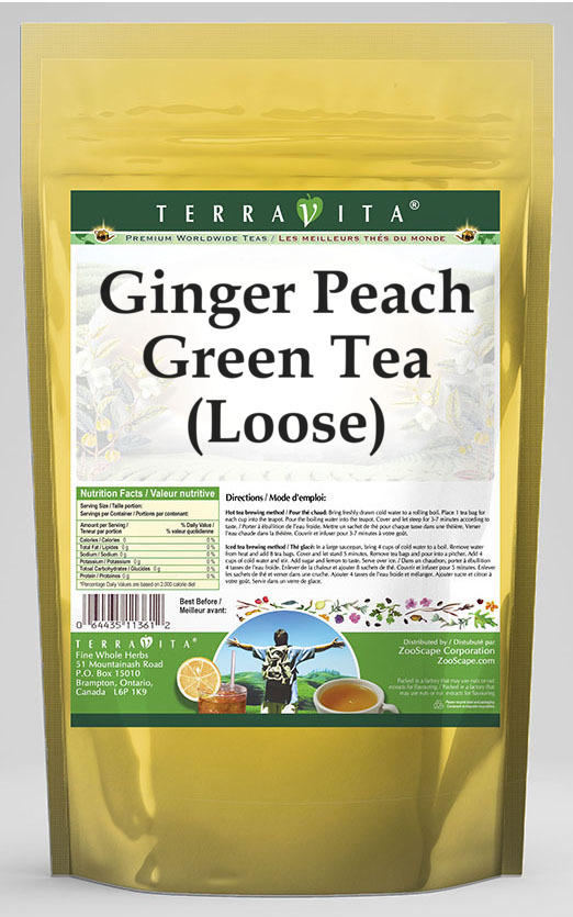 Ginger Peach Green Tea (Loose)