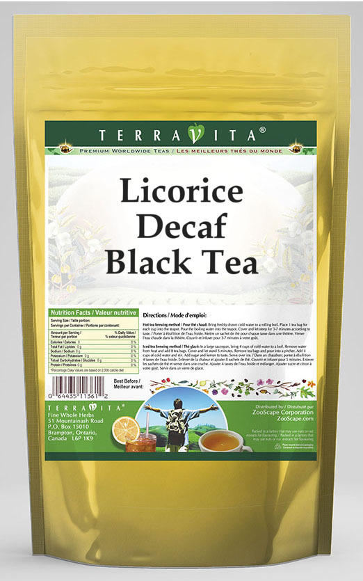 Licorice Decaf Black Tea