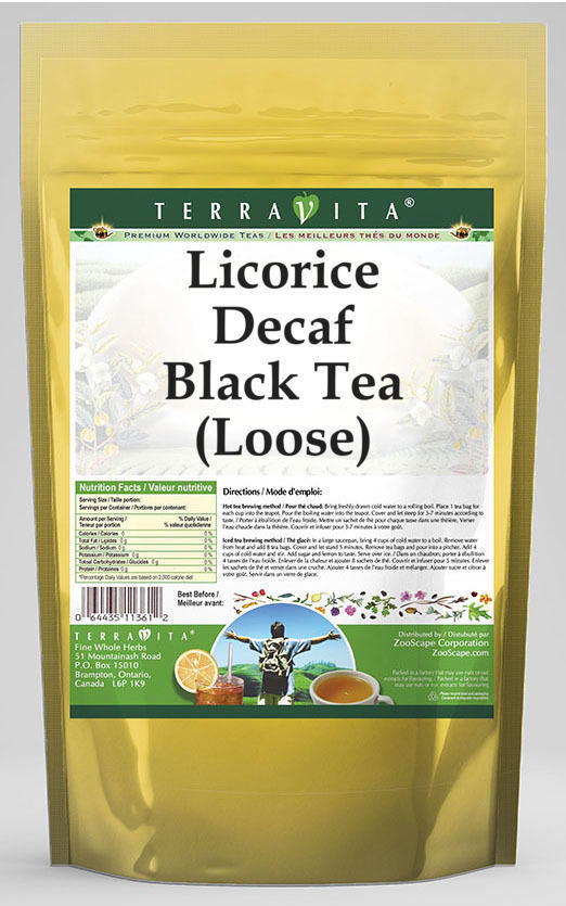 Licorice Decaf Black Tea (Loose)