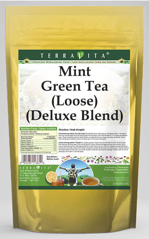 Mint Green Tea (Loose) (Deluxe Blend)
